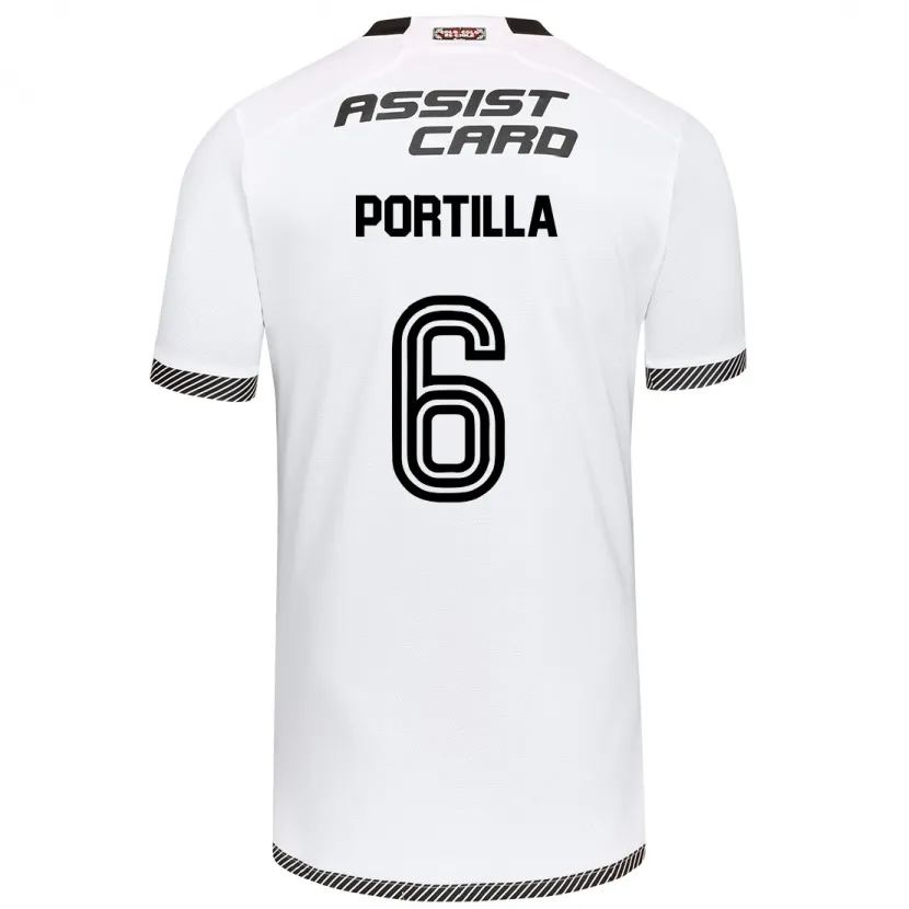 Danxen Kid Dylan Portilla #6 White Black Home Jersey 2024/25 T-Shirt