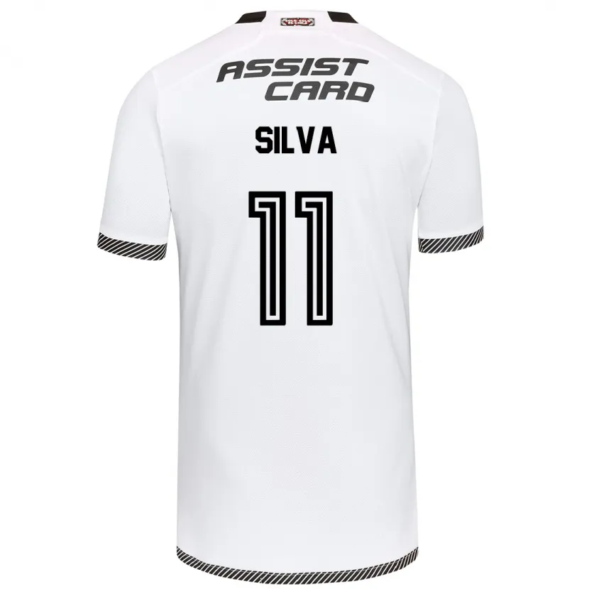 Danxen Kid Martín Silva #11 White Black Home Jersey 2024/25 T-Shirt