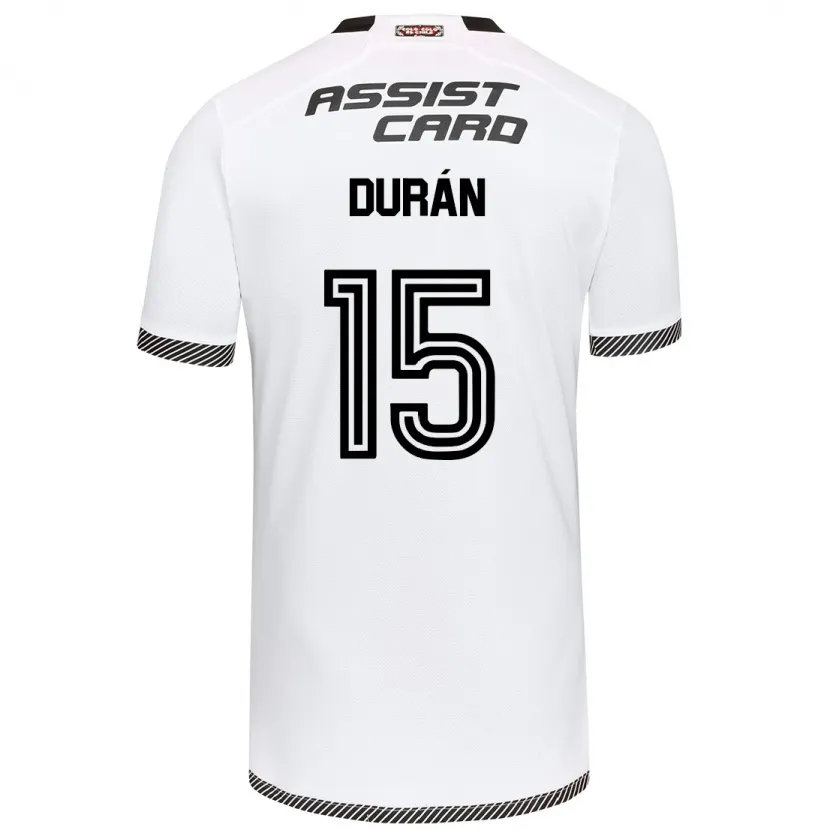 Danxen Kid José Durán #15 White Black Home Jersey 2024/25 T-Shirt