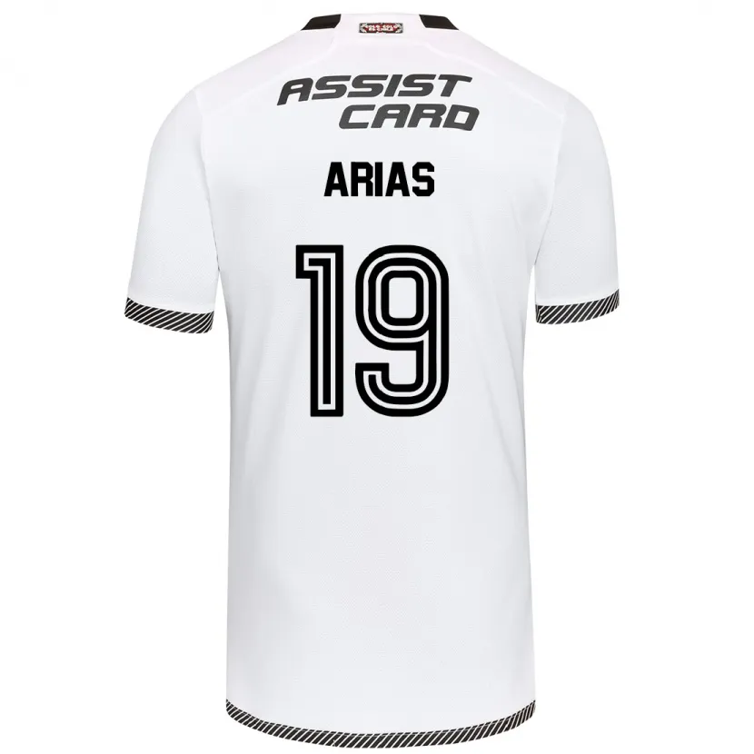 Danxen Kid Bastián Arias #19 White Black Home Jersey 2024/25 T-Shirt