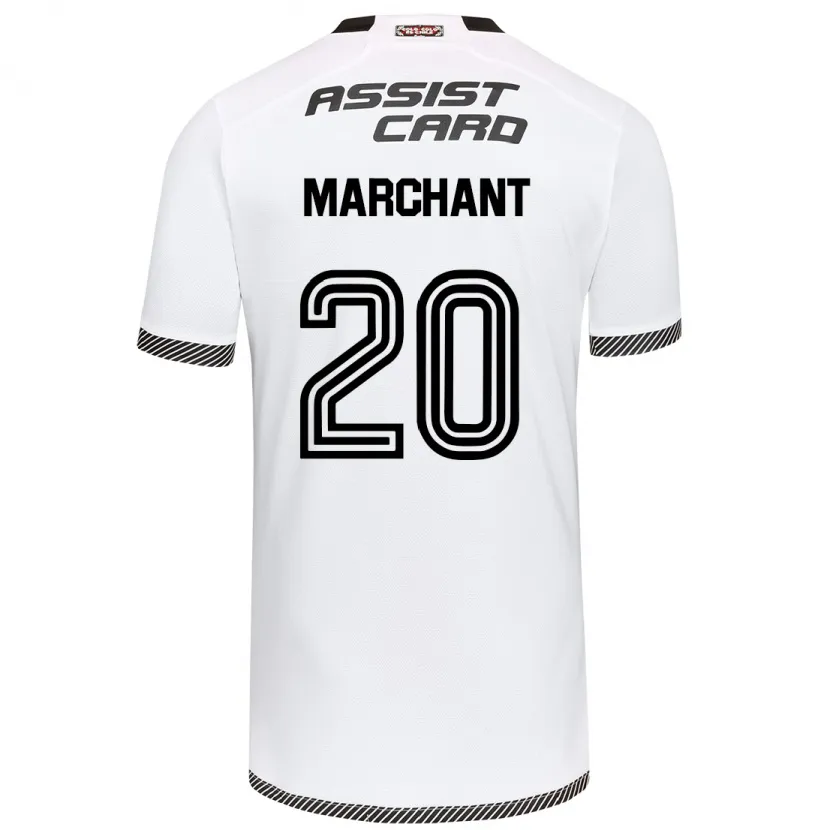 Danxen Kid Francisco Marchant #20 White Black Home Jersey 2024/25 T-Shirt