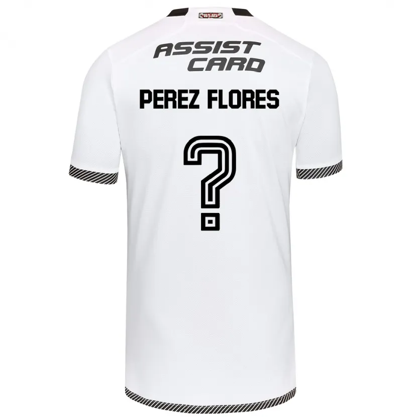 Danxen Kid Benjamín Pérez Flores #0 White Black Home Jersey 2024/25 T-Shirt