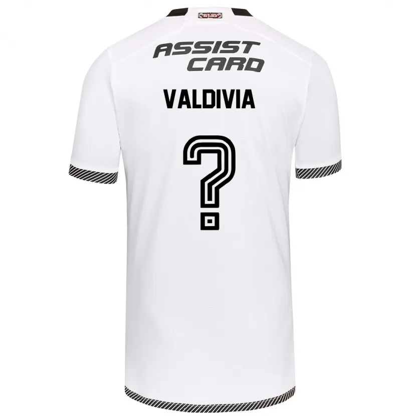 Danxen Kid Felipe Valdivia #0 White Black Home Jersey 2024/25 T-Shirt