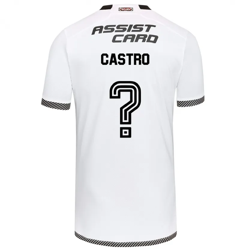 Danxen Kid Benjamín Castro #0 White Black Home Jersey 2024/25 T-Shirt