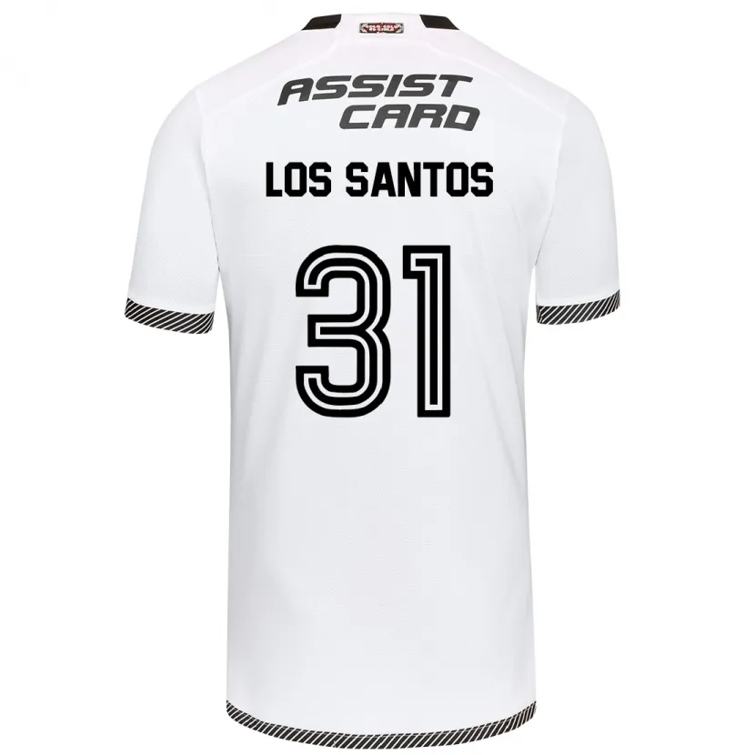 Danxen Kid Matías De Los Santos #31 White Black Home Jersey 2024/25 T-Shirt