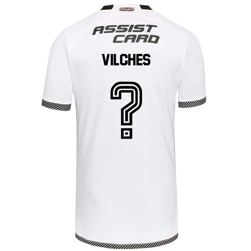 Danxen Kid Patricio Vilches #0 White Black Home Jersey 2024/25 T-Shirt