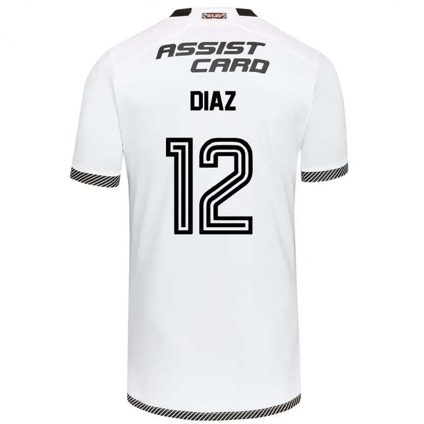 Danxen Kid Javiera Díaz #12 White Black Home Jersey 2024/25 T-Shirt