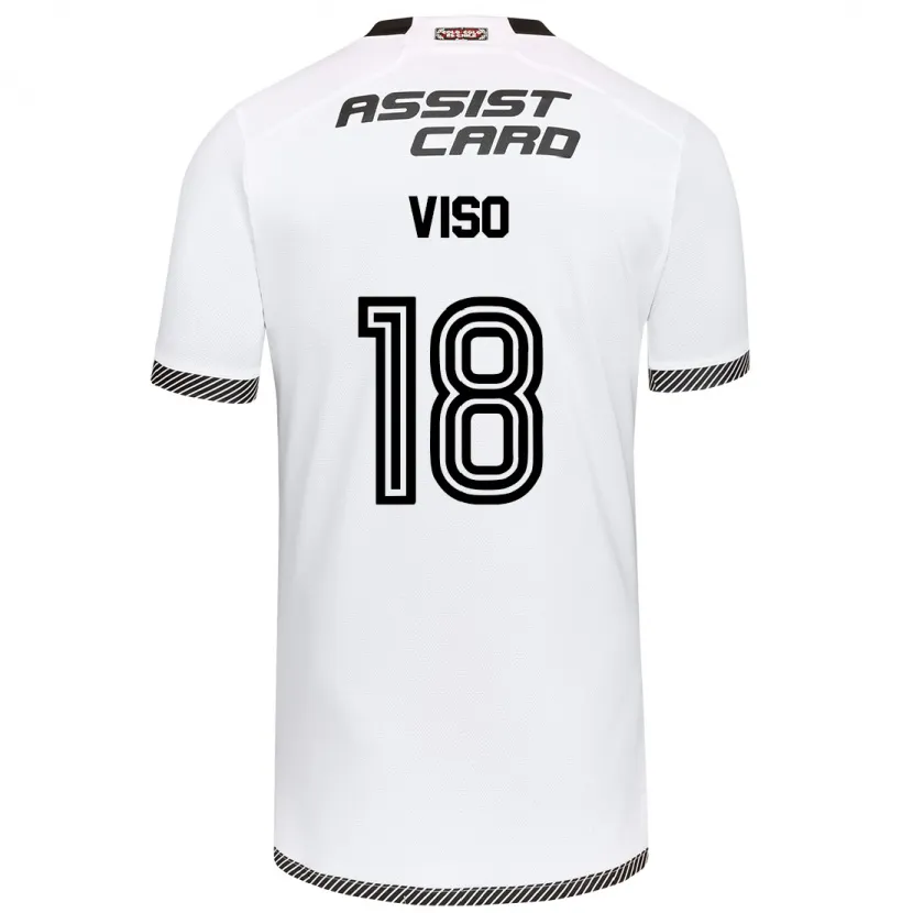 Danxen Kid Ysaura Viso #18 White Black Home Jersey 2024/25 T-Shirt