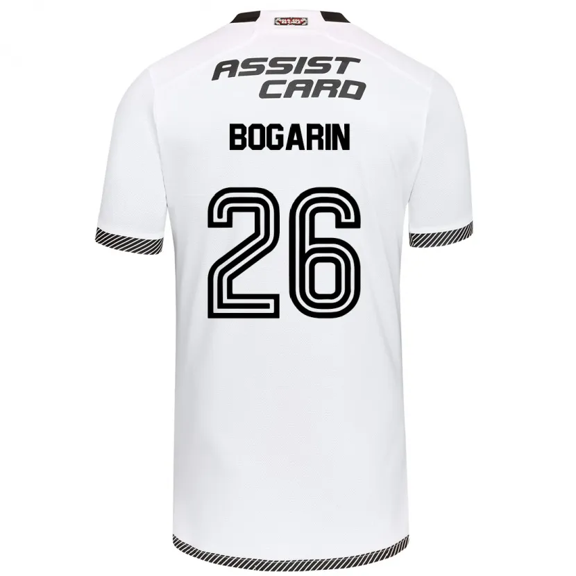 Danxen Kid Dahiana Bogarín #26 White Black Home Jersey 2024/25 T-Shirt