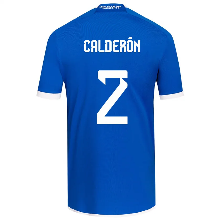 Danxen Kid Franco Calderón #2 Blue White Home Jersey 2024/25 T-Shirt