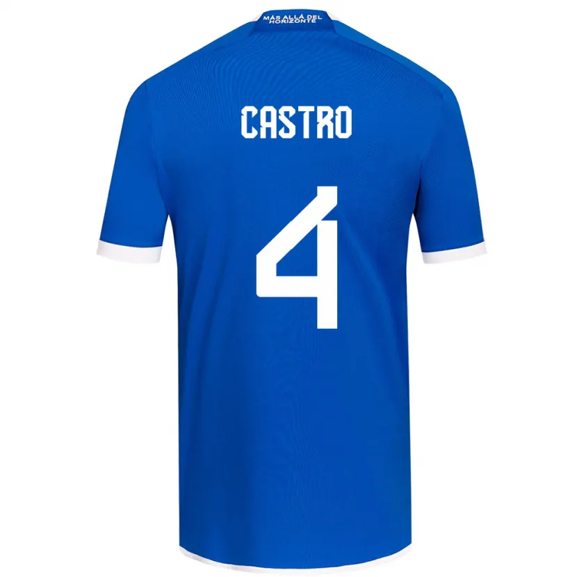 Danxen Kid José Ignacio Castro #4 Blue White Home Jersey 2024/25 T-Shirt