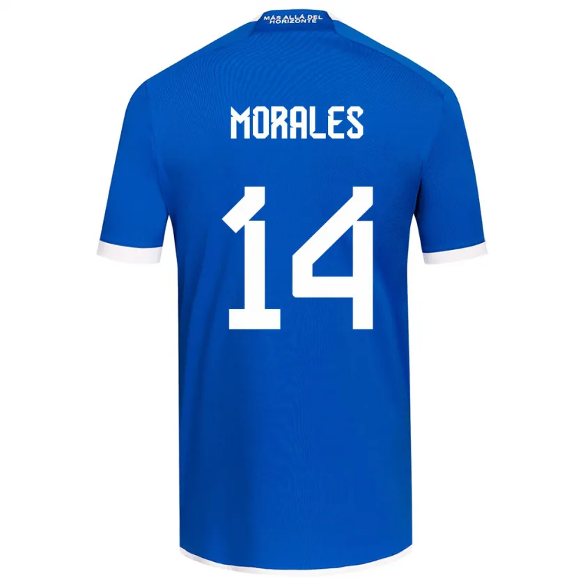 Danxen Kid Marcelo Morales #14 Blue White Home Jersey 2024/25 T-Shirt