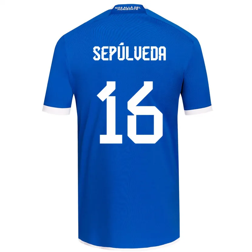 Danxen Kid Matías Sepúlveda #16 Blue White Home Jersey 2024/25 T-Shirt