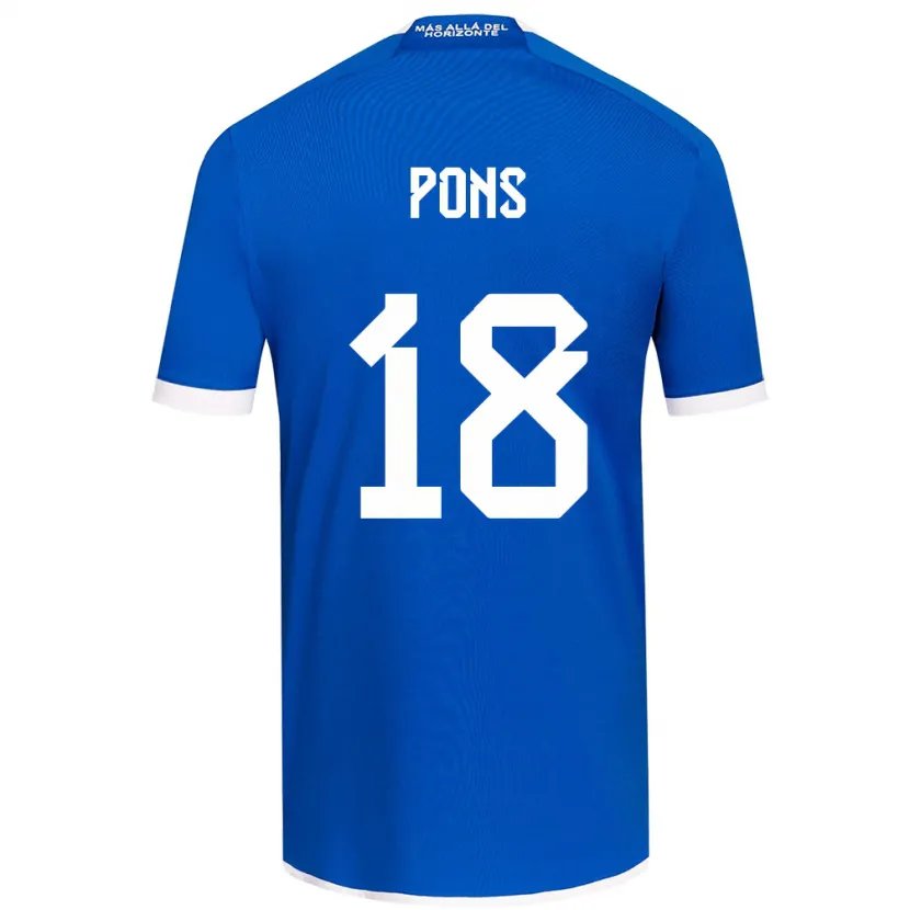 Danxen Kid Luciano Pons #18 Blue White Home Jersey 2024/25 T-Shirt