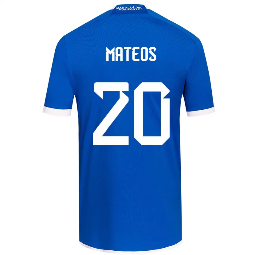 Danxen Kid Federico Mateos #20 Blue White Home Jersey 2024/25 T-Shirt