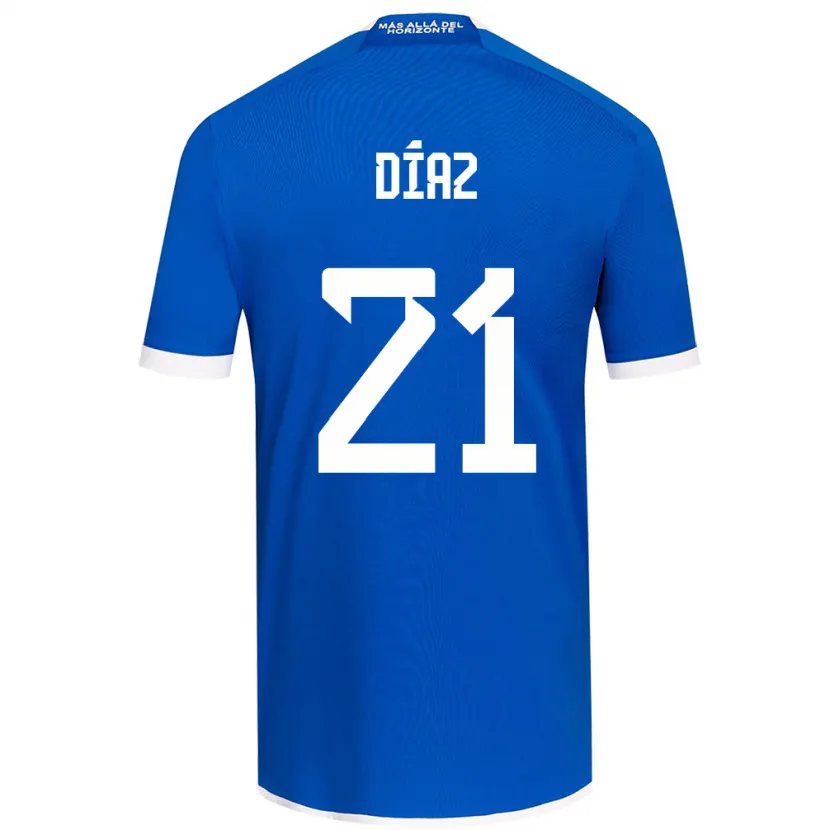 Danxen Kid Marcelo Díaz #21 Blue White Home Jersey 2024/25 T-Shirt