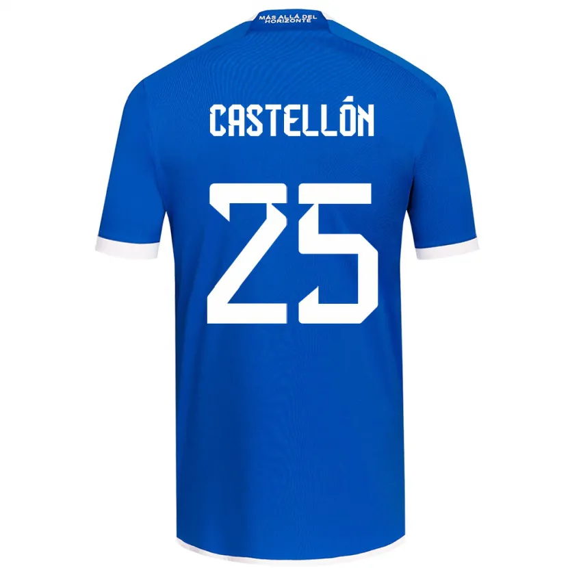 Danxen Kid Gabriel Castellón #25 Blue White Home Jersey 2024/25 T-Shirt