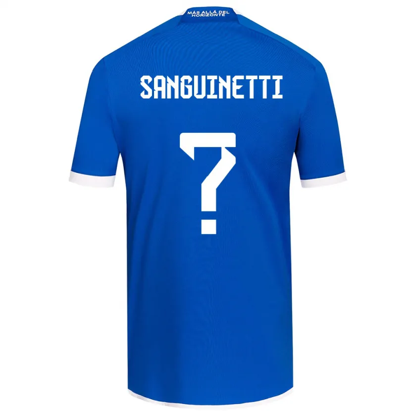 Danxen Kid Fernando Sanguinetti #0 Blue White Home Jersey 2024/25 T-Shirt