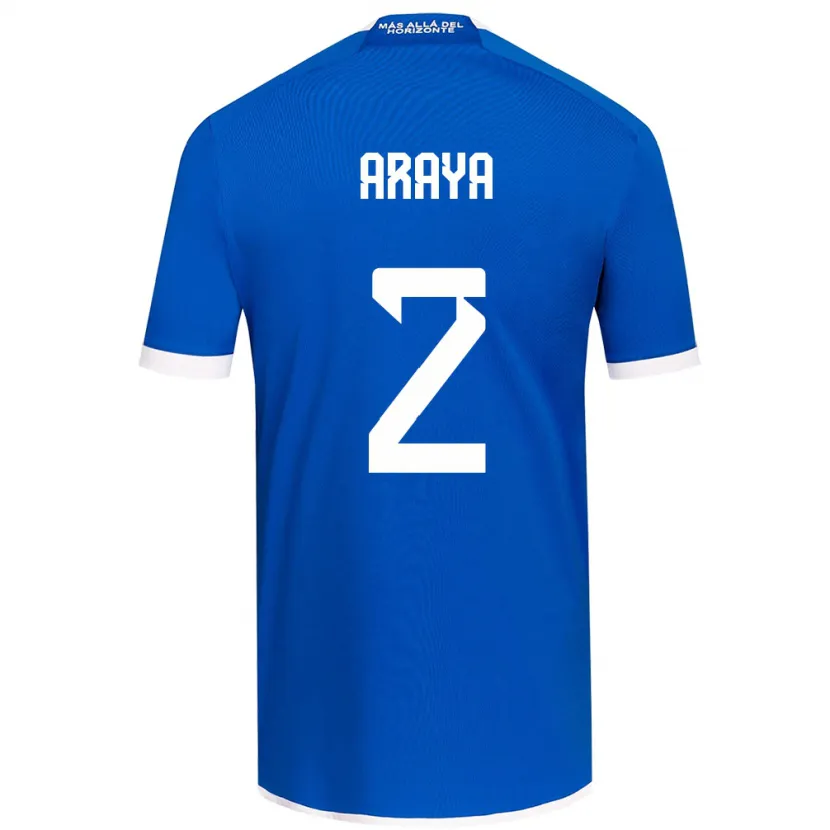 Danxen Kid Fernanda Araya #2 Blue White Home Jersey 2024/25 T-Shirt