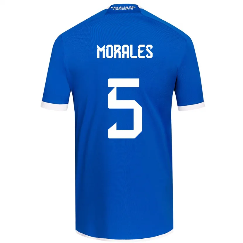 Danxen Kid Mariana Morales #5 Blue White Home Jersey 2024/25 T-Shirt