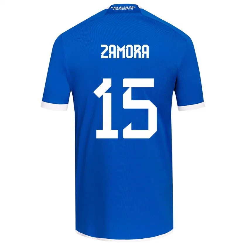 Danxen Kid Daniela Zamora #15 Blue White Home Jersey 2024/25 T-Shirt