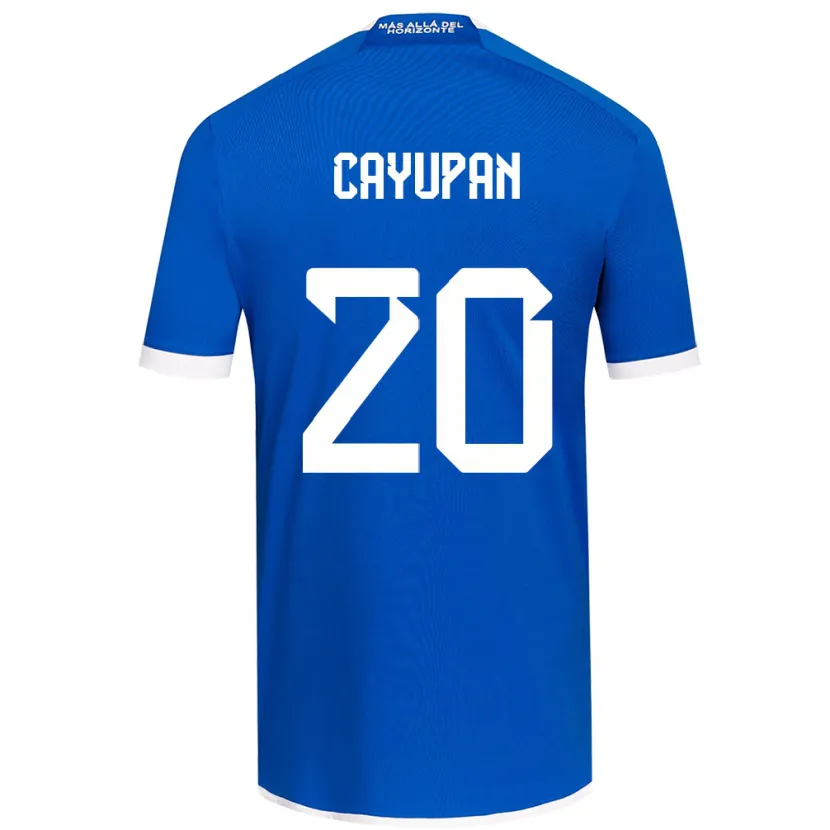 Danxen Kid Natalia Cayupán #20 Blue White Home Jersey 2024/25 T-Shirt