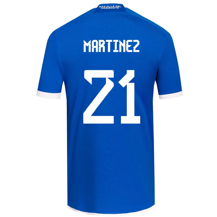 Danxen Kid Maria Martínez #21 Blue White Home Jersey 2024/25 T-Shirt