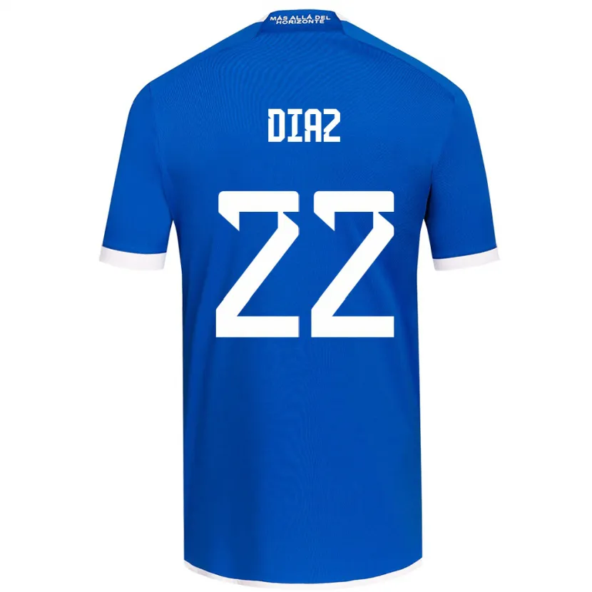 Danxen Kid Valentina Díaz #22 Blue White Home Jersey 2024/25 T-Shirt