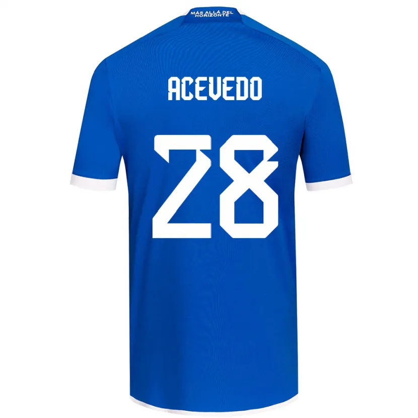 Danxen Kid Florencia Acevedo #28 Blue White Home Jersey 2024/25 T-Shirt