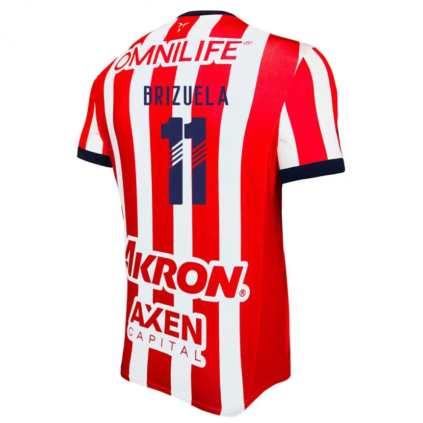 Danxen Kid Isaác Brizuela #11 Red White Blue Home Jersey 2024/25 T-Shirt