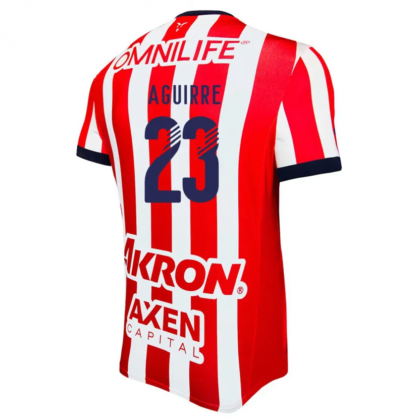 Danxen Kid Daniel Aguirre #23 Red White Blue Home Jersey 2024/25 T-Shirt