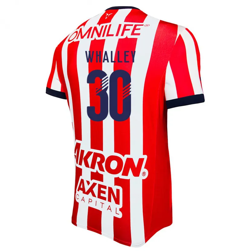 Danxen Kid Óscar Whalley #30 Red White Blue Home Jersey 2024/25 T-Shirt