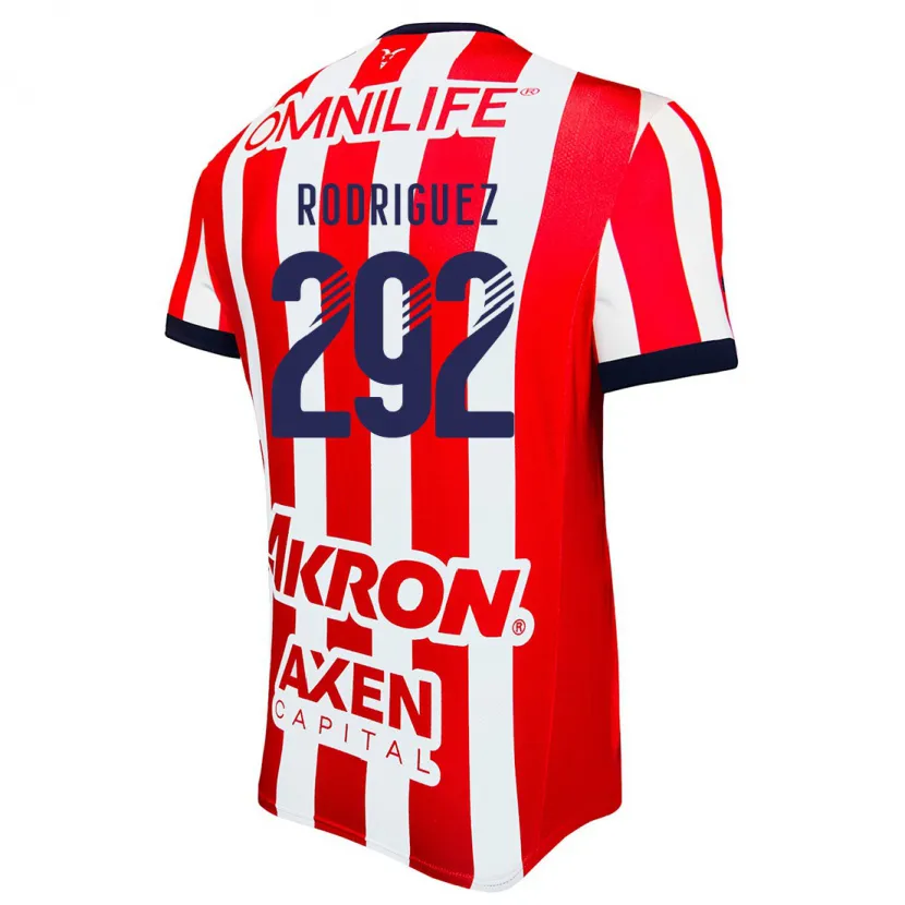 Danxen Kid Emiliano Rodríguez #292 Red White Blue Home Jersey 2024/25 T-Shirt