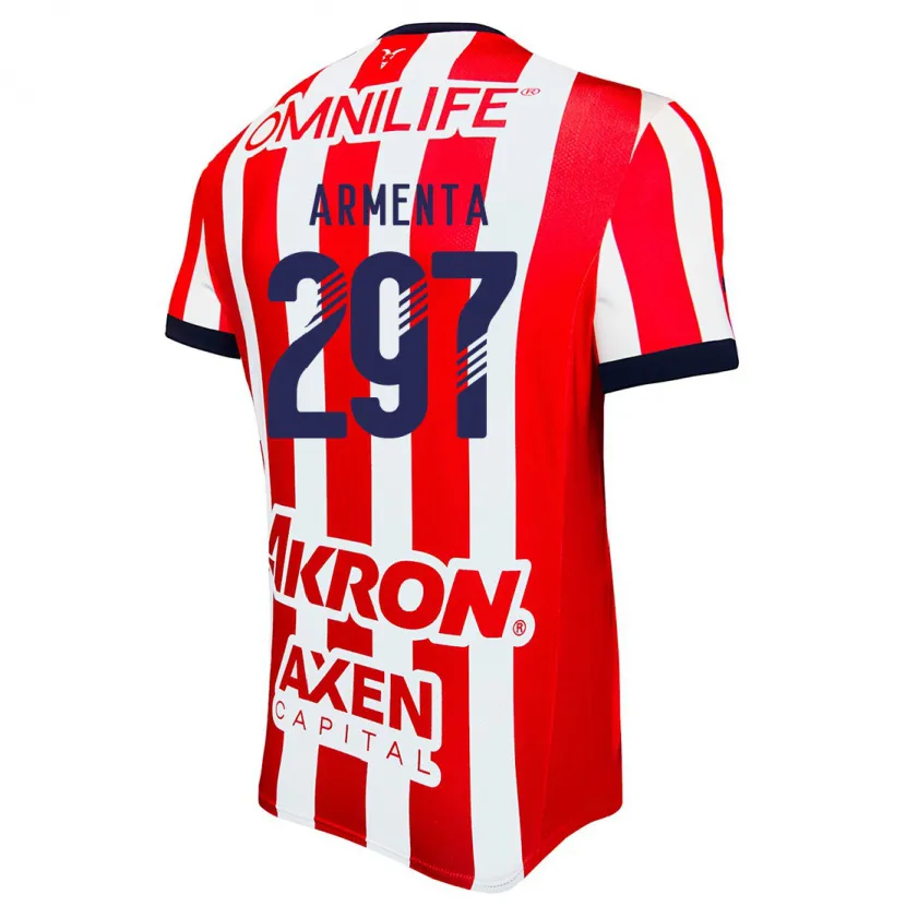 Danxen Kid Deibith Armenta #297 Red White Blue Home Jersey 2024/25 T-Shirt