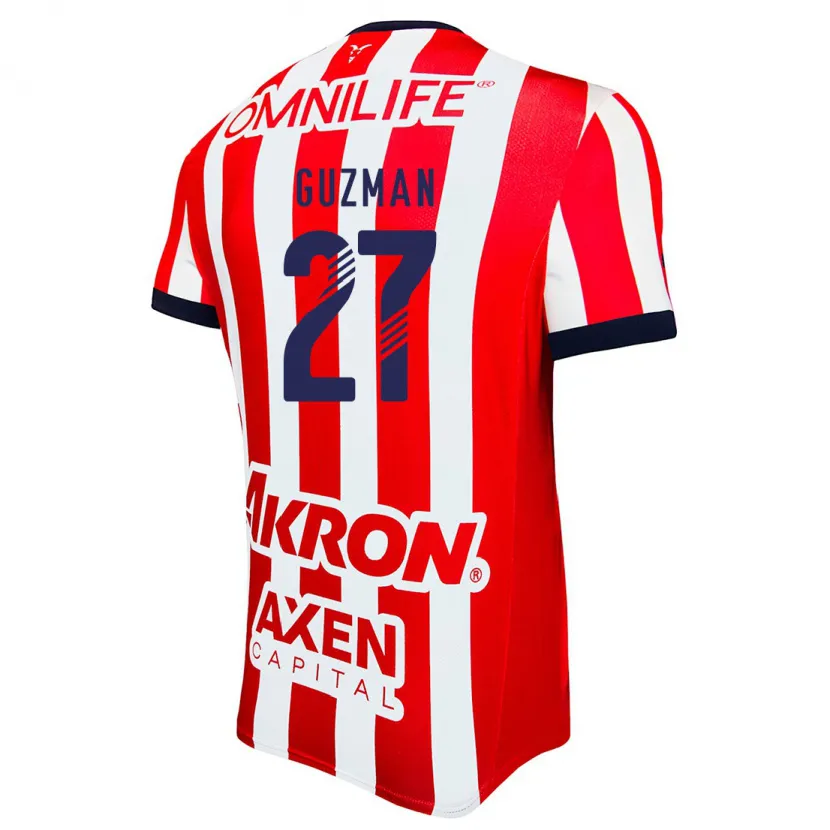 Danxen Kid Kinberly Guzmán #27 Red White Blue Home Jersey 2024/25 T-Shirt