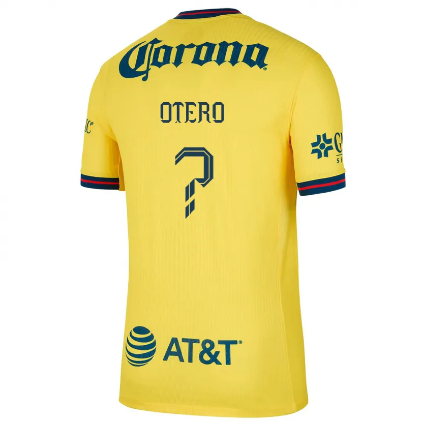 Danxen Kid Juan Otero #0 Yellow Blue Home Jersey 2024/25 T-Shirt