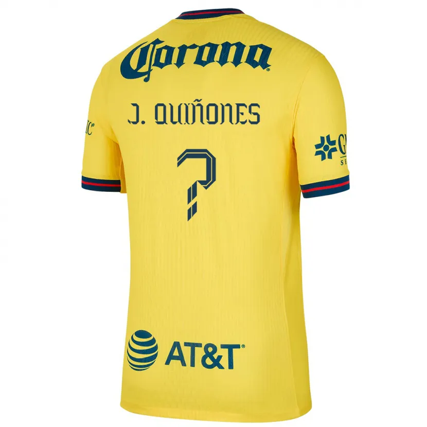 Danxen Kid Julián Quiñones #0 Yellow Blue Home Jersey 2024/25 T-Shirt