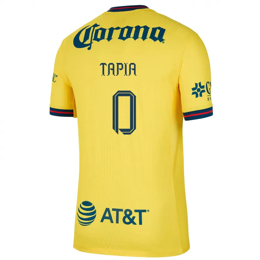 Danxen Kid Leonardo Tapia #0 Yellow Blue Home Jersey 2024/25 T-Shirt