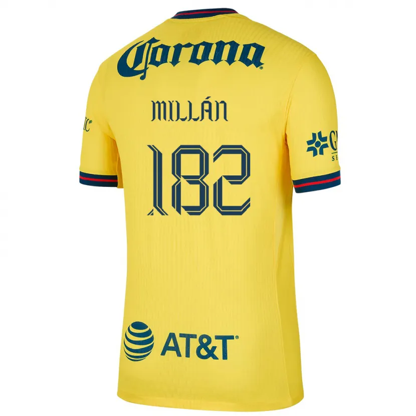 Danxen Kid Daniel Millán #182 Yellow Blue Home Jersey 2024/25 T-Shirt