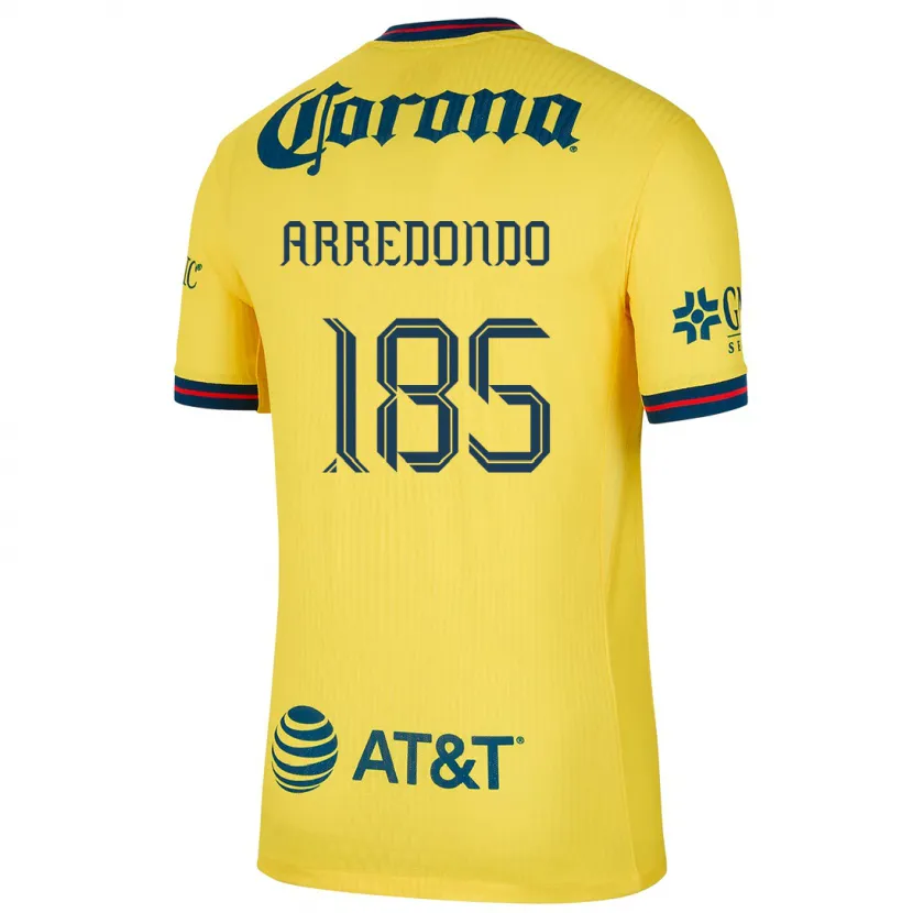 Danxen Kid Aarón Arredondo #185 Yellow Blue Home Jersey 2024/25 T-Shirt