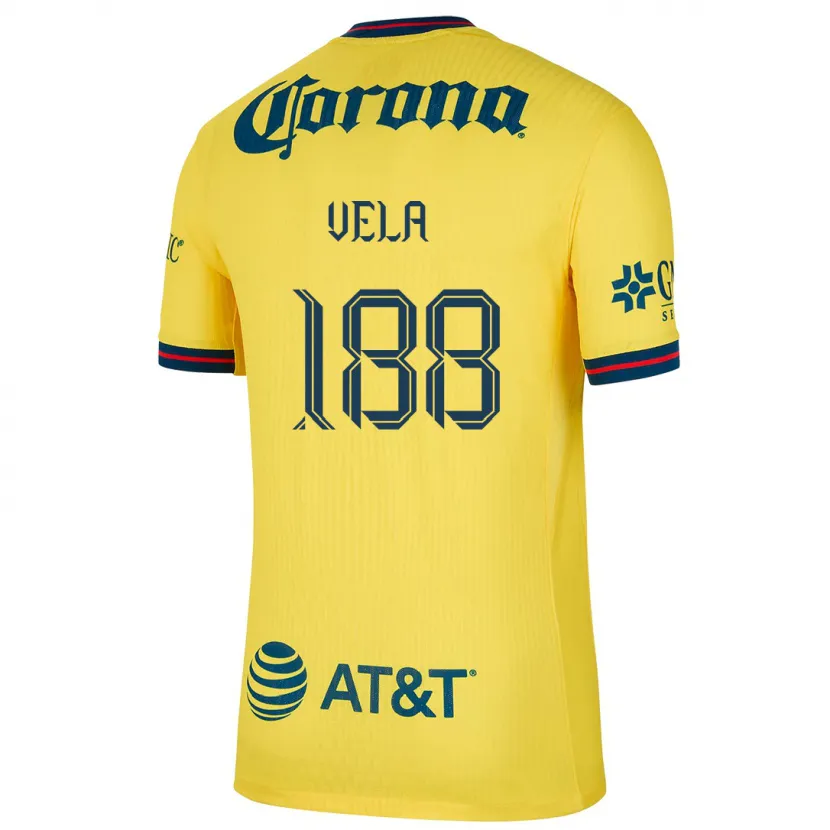 Danxen Kid Christo Vela #188 Yellow Blue Home Jersey 2024/25 T-Shirt