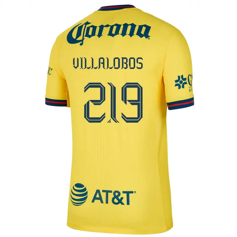 Danxen Kid Patricio Villalobos #219 Yellow Blue Home Jersey 2024/25 T-Shirt