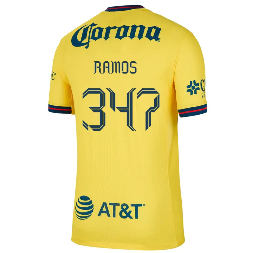 Danxen Kid Luis Ramos #347 Yellow Blue Home Jersey 2024/25 T-Shirt