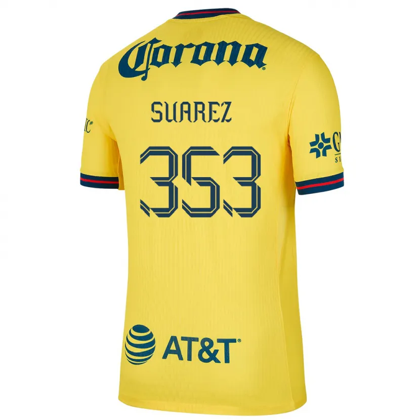 Danxen Kid Irwin Suarez #353 Yellow Blue Home Jersey 2024/25 T-Shirt