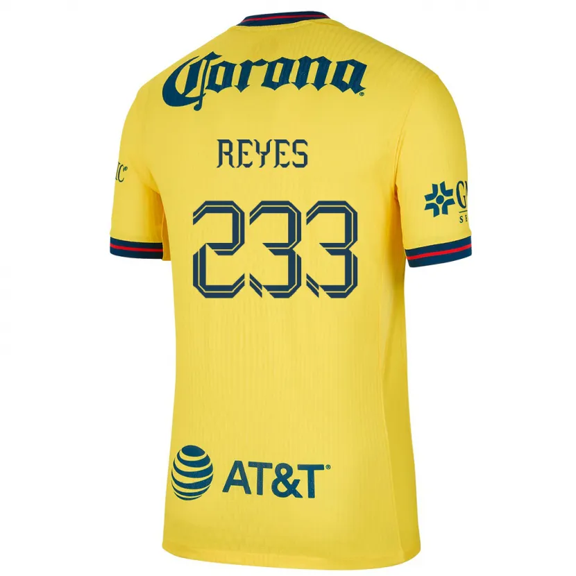 Danxen Kid Andrés Reyes #233 Yellow Blue Home Jersey 2024/25 T-Shirt