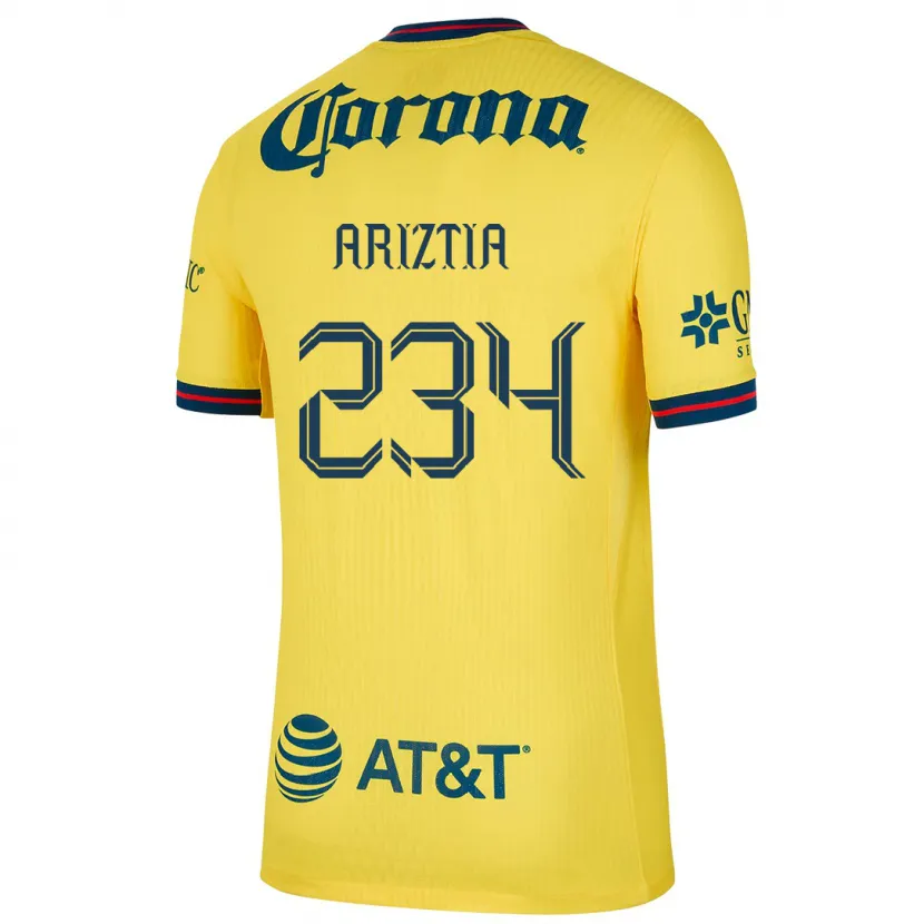 Danxen Kid Íñigo Ariztia #234 Yellow Blue Home Jersey 2024/25 T-Shirt