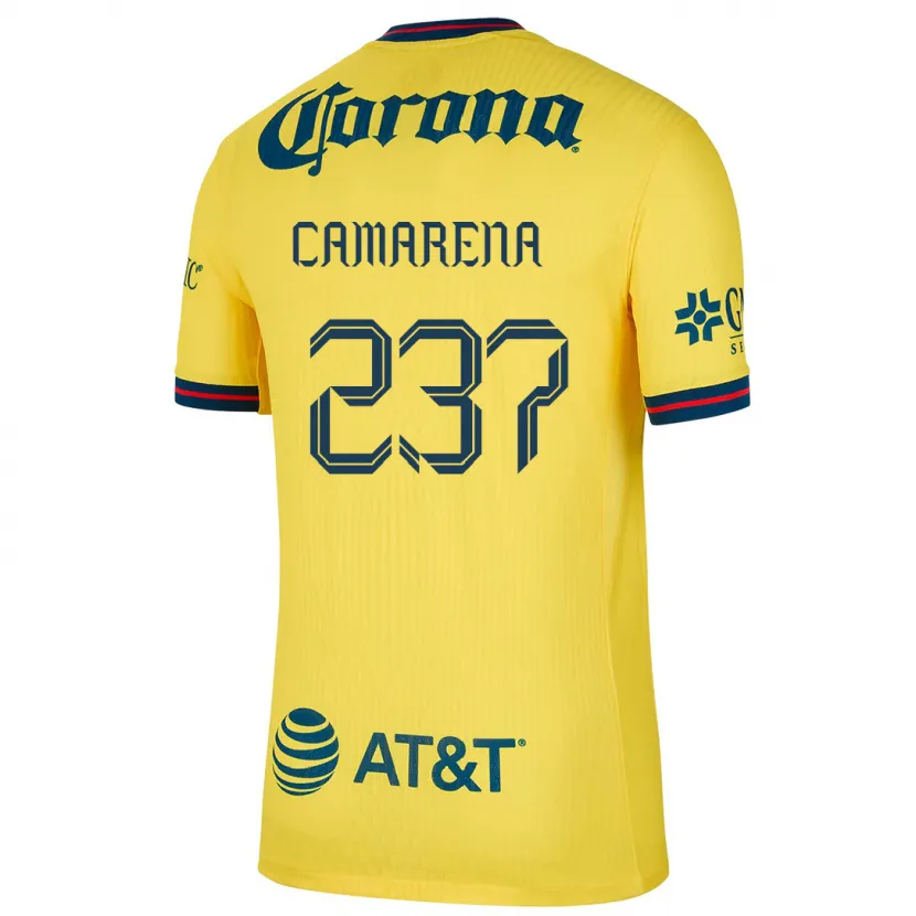 Danxen Kid Santiago Camarena #237 Yellow Blue Home Jersey 2024/25 T-Shirt