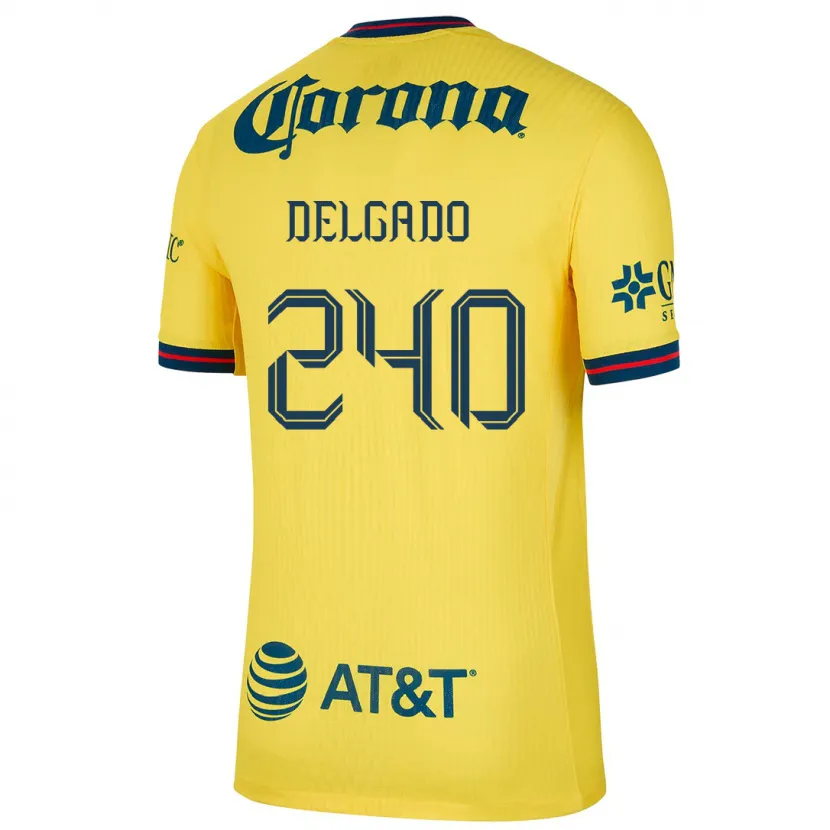 Danxen Kid Gael Delgado #240 Yellow Blue Home Jersey 2024/25 T-Shirt