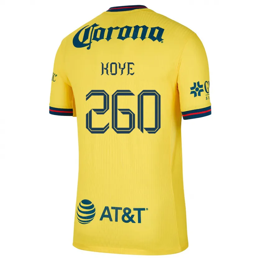 Danxen Kid Julián Koye #260 Yellow Blue Home Jersey 2024/25 T-Shirt