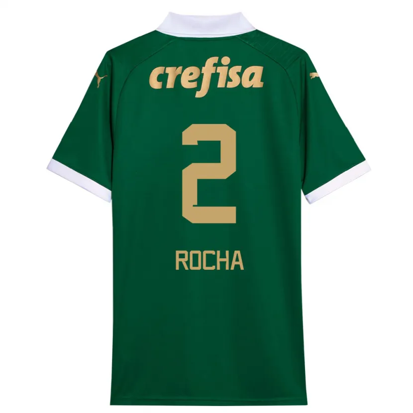 Danxen Kid Marcos Rocha #2 Green White Home Jersey 2024/25 T-Shirt